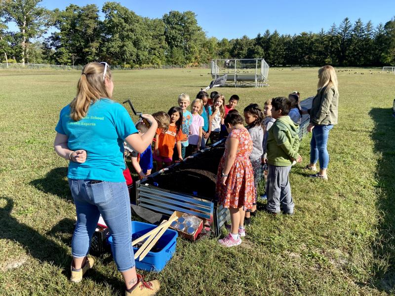 In September, Rachel Terracina said she first visited Milton Elementary to assist teachers, volunteers and students in building the gardens, and to instruct teachers on how to continue the lesson in the spring.